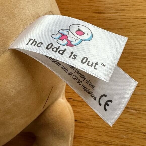 The Odd 1s Out Dog Plush Stuffed Animal Beige Tan Adorable Fun Collectible Gift - Picture 4 of 11